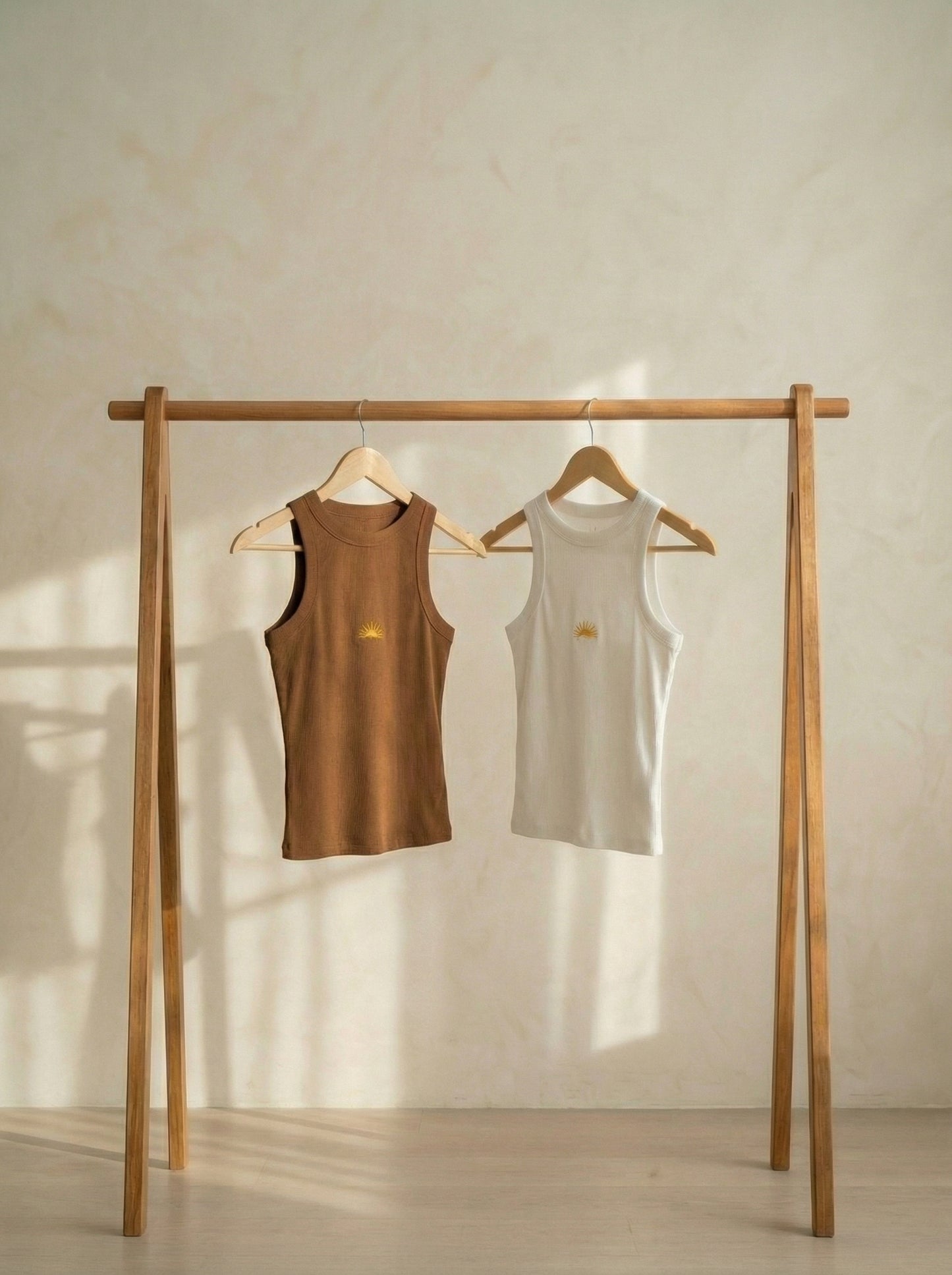 Tank Top Sol | Marfil - Café