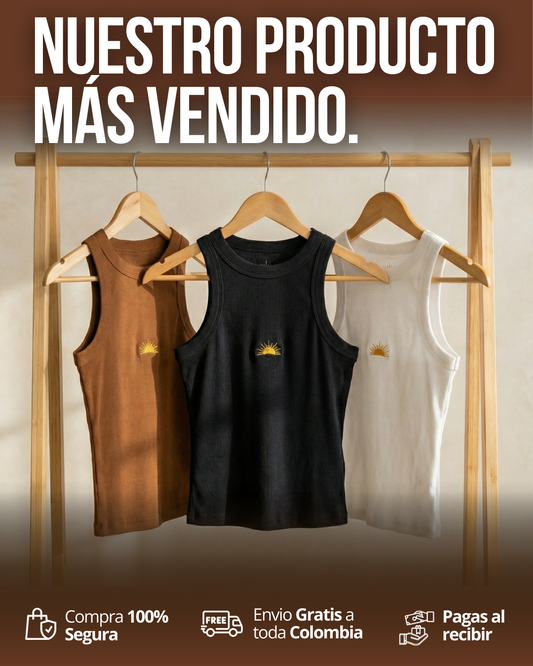 Camiseta Básica Mujer Tank Top | Calidad Premium