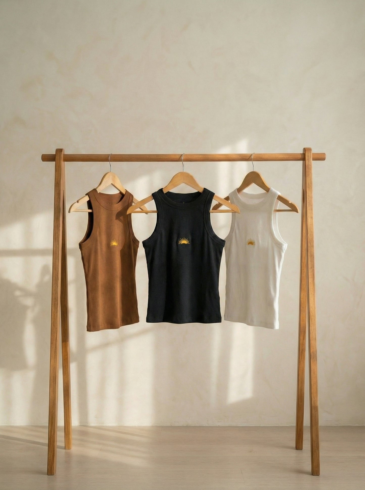 Pack x3 Tank Top Sol | Marfil - Café - Negro